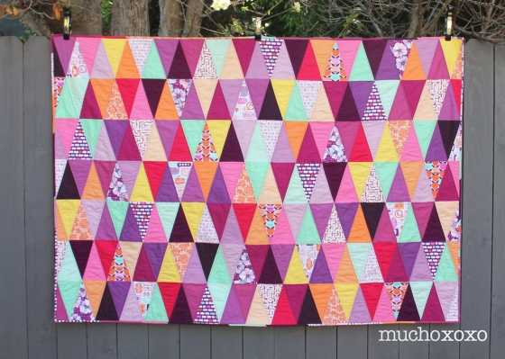 radiant orchid quilt front