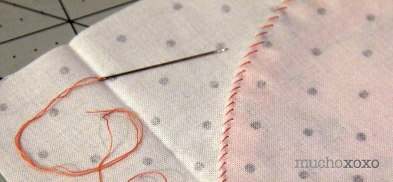 Orange Peel QAL stitching